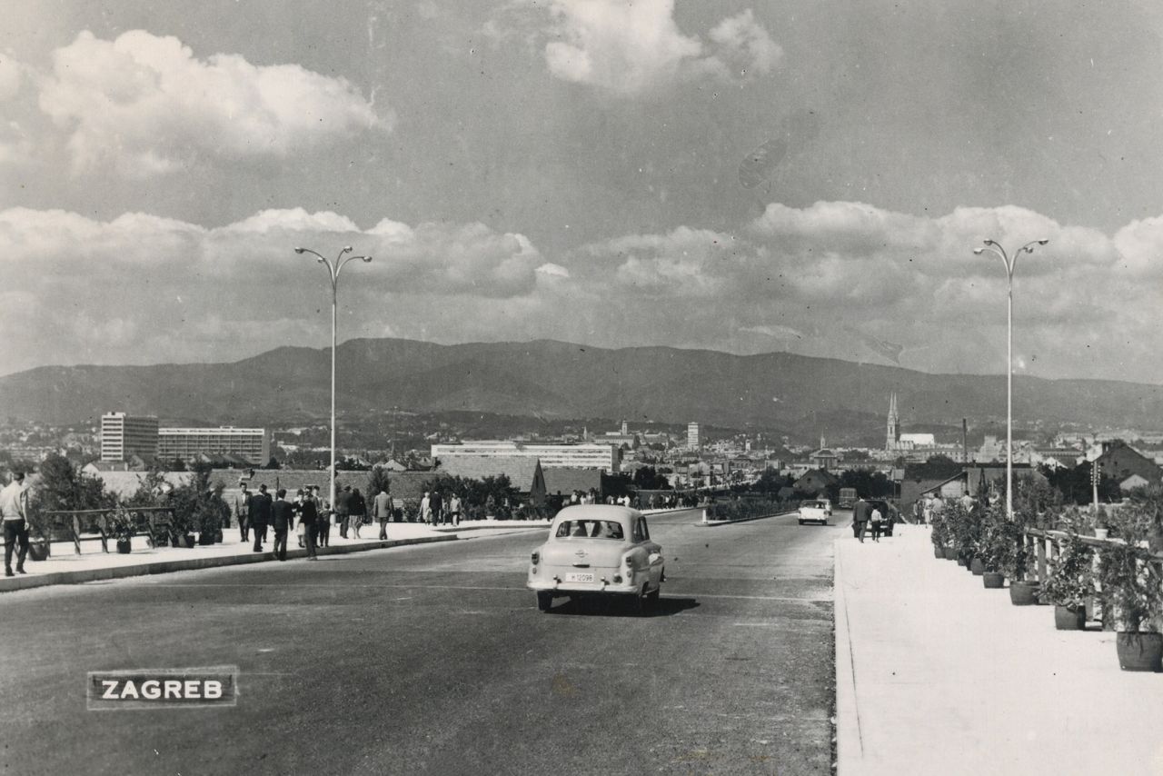 Most Slobode, oko 1961. godine